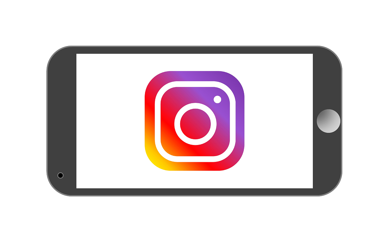 Social Ads - Instagram Logo shown on phone screen